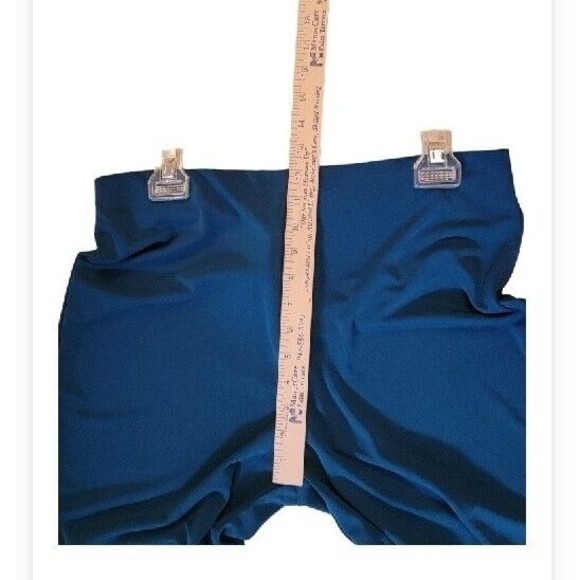 David Loren Collection Wide Leg Pull On Palazzo Deep Teal Pants Sz Large - Picture 4 of 8